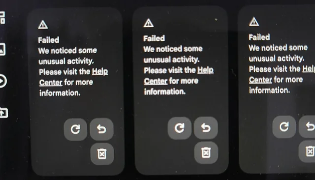 Ralat Sebenar Google Flow Unusual Activity